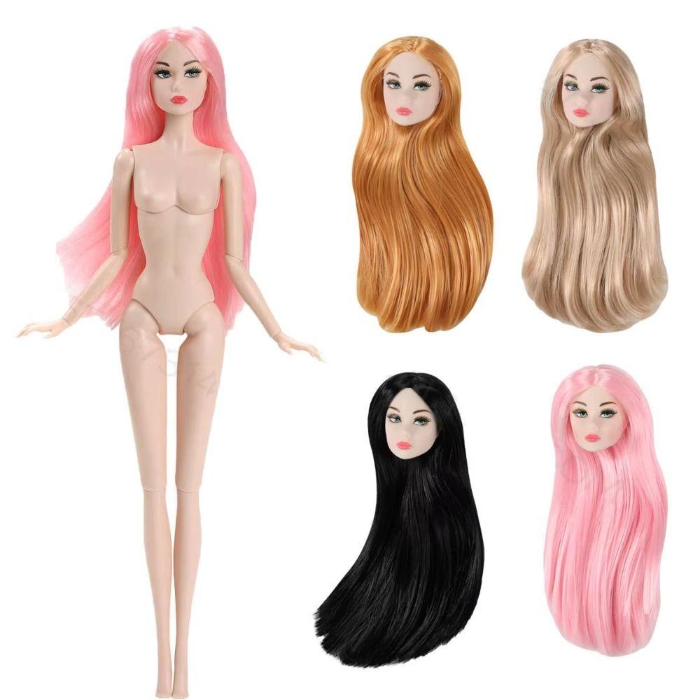 Curly Hair 1/6 Doll Head White/normal/chocolate 30cm Dolls Head Supermodel Doll Head Collection