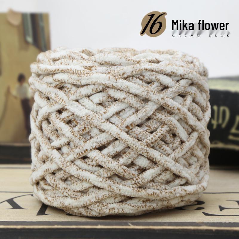 Толстая пряжа Ice Wool для вязания одеял, тапочек, шейных платков и шарфов