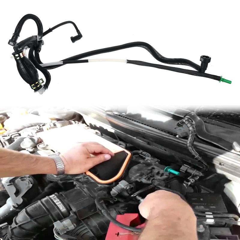 Fuel Pipe Oil Return Tube Fuel Pipe Hose with Primer for Ford Fiesta Fusion 1.4 Tdci 03-12 2S6Q9D350AF 1501910 1574.S8