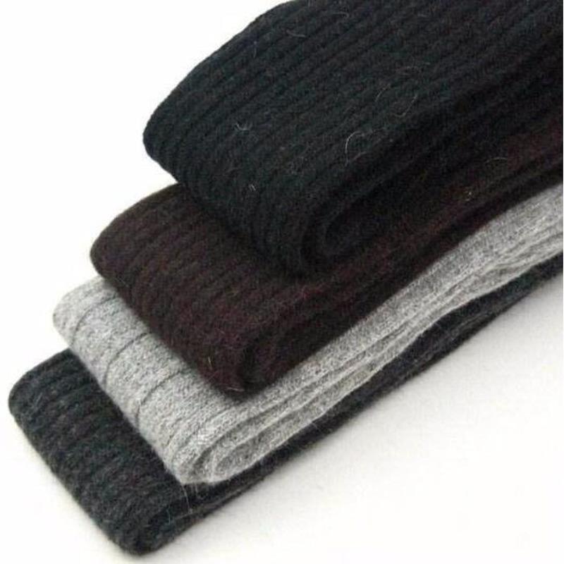 1 пара зимних теплых женских вязаных крючком хлопковых мягких толстых длинных носков, леггинсов до бедра