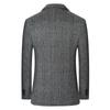 Men's British Plaid Wool, Suit Fashion Urban, Casual Short Thickened Suit