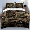 Camouflage Pattern with Details Bedding Duvet Cover Set  (1*Duvet Cover 2*Pillowcases, without duvet insert)