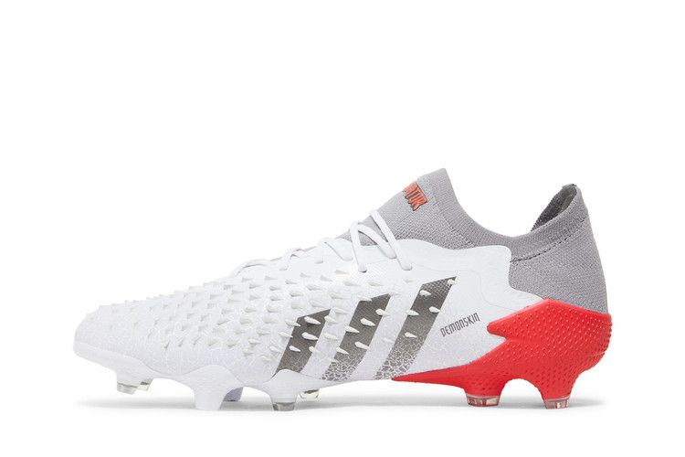 Мужские кроссовки Adidas Predator Freak.1 Low FG 'Белый Солнечно-Красный'