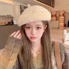 Осень и зима новая шляпа женская имитация норки берет зимняя теплая шляпа художника литературная ретро шляпа-тыква тренд