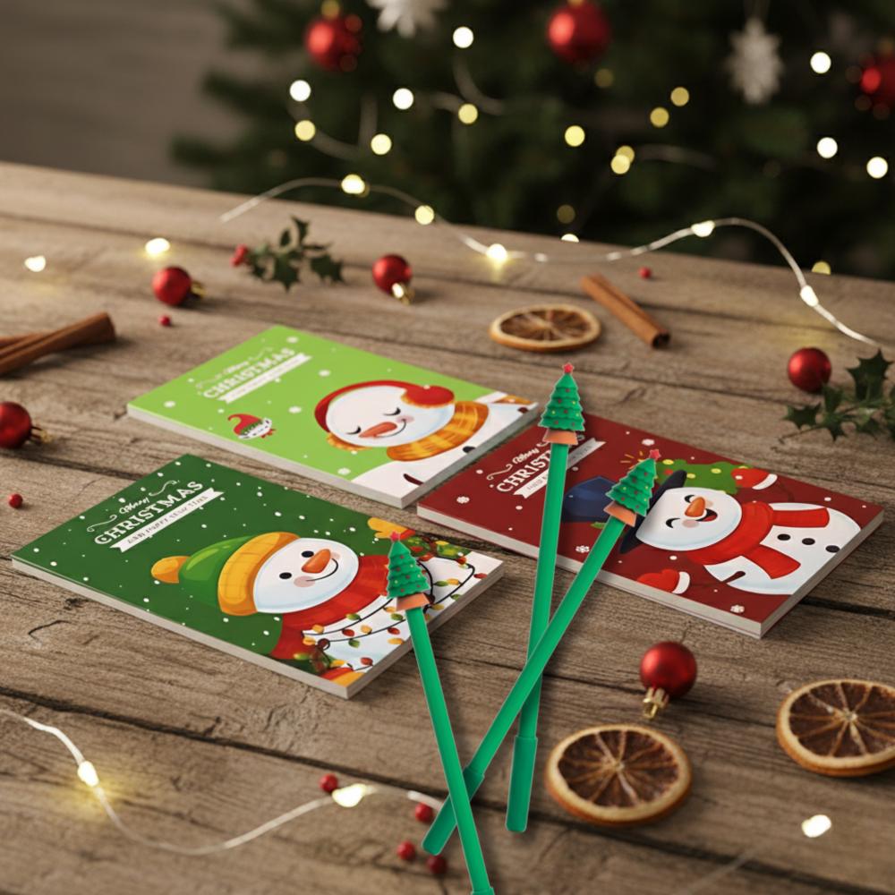 Christmas Pen and Notebook Gift for St. Nicholas Day Classroom for Kindergarten [Zesprez1]