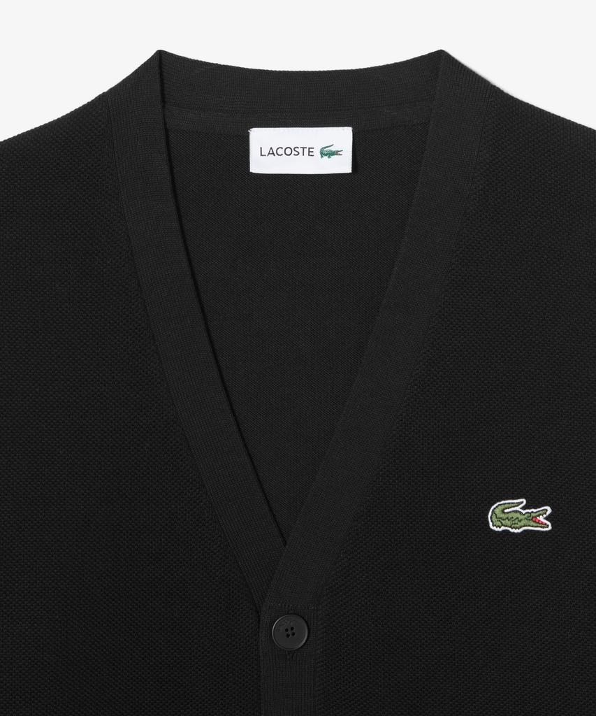 Lacoste Men'S Pique V-Neck Cardigan Ah186E-56G 031