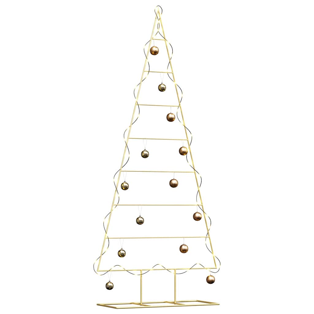 Metal Christmas Tree Gold 181 cm Powder Coated Steel