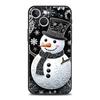 Рождественский чехол-накладка со снеговиком для iPhone 17 16 15 14 13 12 Pro Max 11 Pro Max 17 AIR Plus Ударопрочный мягкий ТПУ корпус Fundas