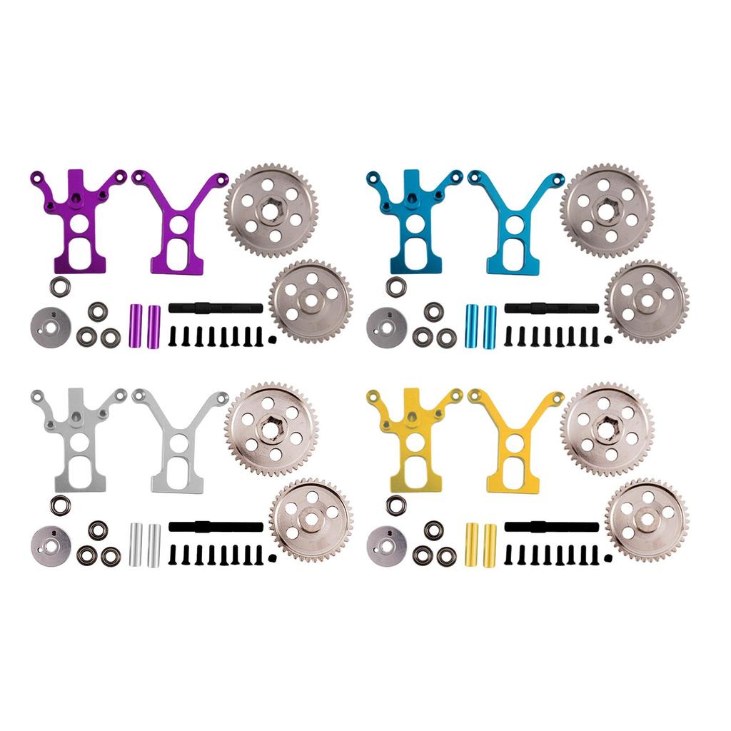 Metal 0207 Reducer Transmission Assembly kit suitable for HSP 94102 94122 1:10 Scale RC /-Road Car Spare Parts Accs