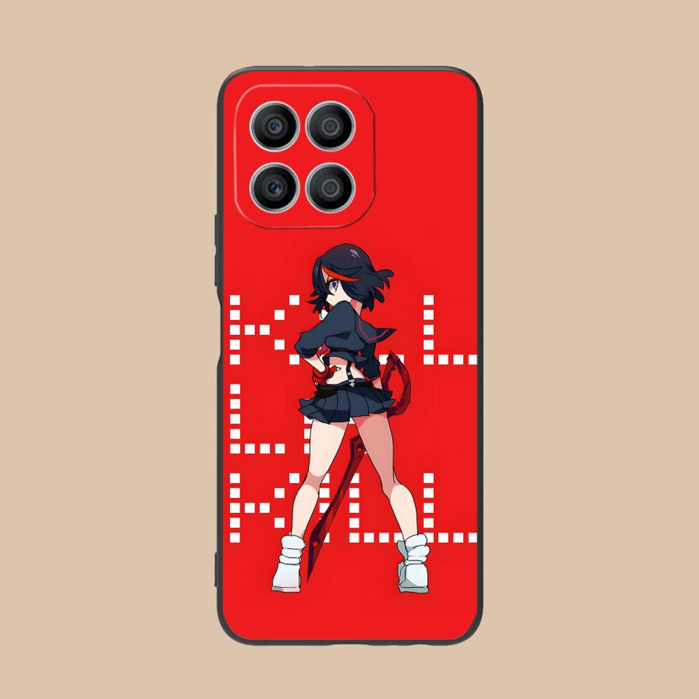 Чехол для телефона La Kill Ryuko Matoi для Honor 90 80 70 60 50 30 20 10 9 8 7 Pro S SE Lite 5G Черный Чехол для смартфона