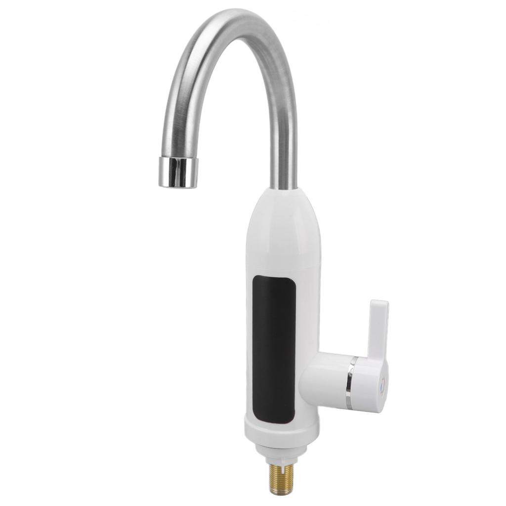 3000W Instant Water Heater Faucet IPX4 ABS Tankless Stainless Steel Kitchen Heating Tap for Home UK