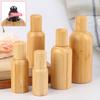 Бамбуковая стеклянная бутылка роллер 1 шт. 10/20/30/50/100 мл для эфирного масла, духов, многоразовая, с крышкой-роликом