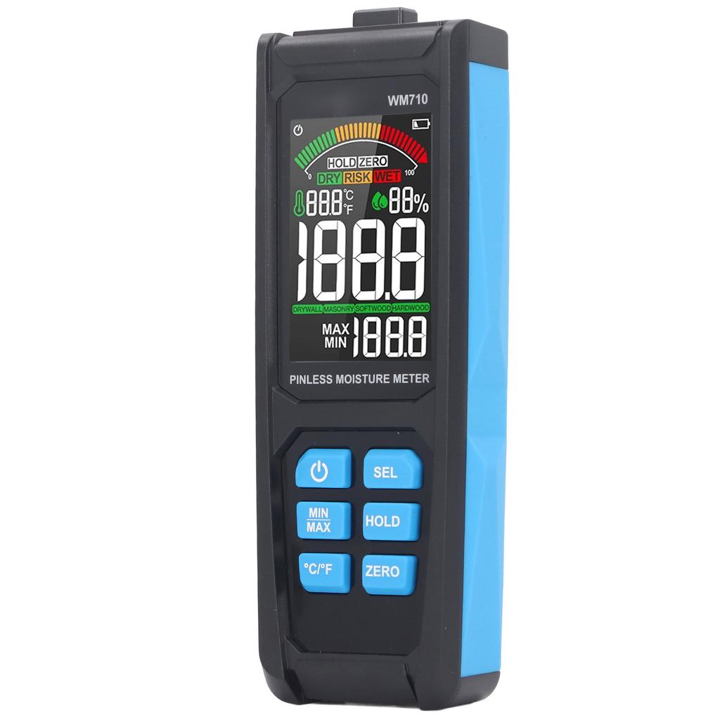 Бесконтактный влагомер цифровой детектор влажности древесины настенный датчик влажности для строительных материалов