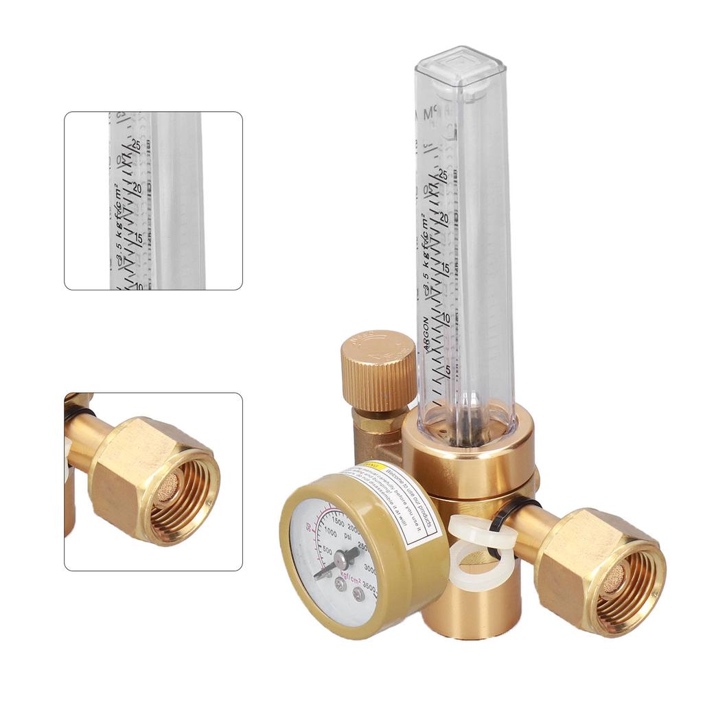 Welding Accessory CO2 Gas Regulator Welding Regulator Valve Brass Flowmeter CO2 Gas MIG Welding Machine Accessories OBC‑191