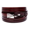 Модный многослойный браслет из коровьей кожи в европейском и американском стиле - Простой и ретро-аксессуар для студента