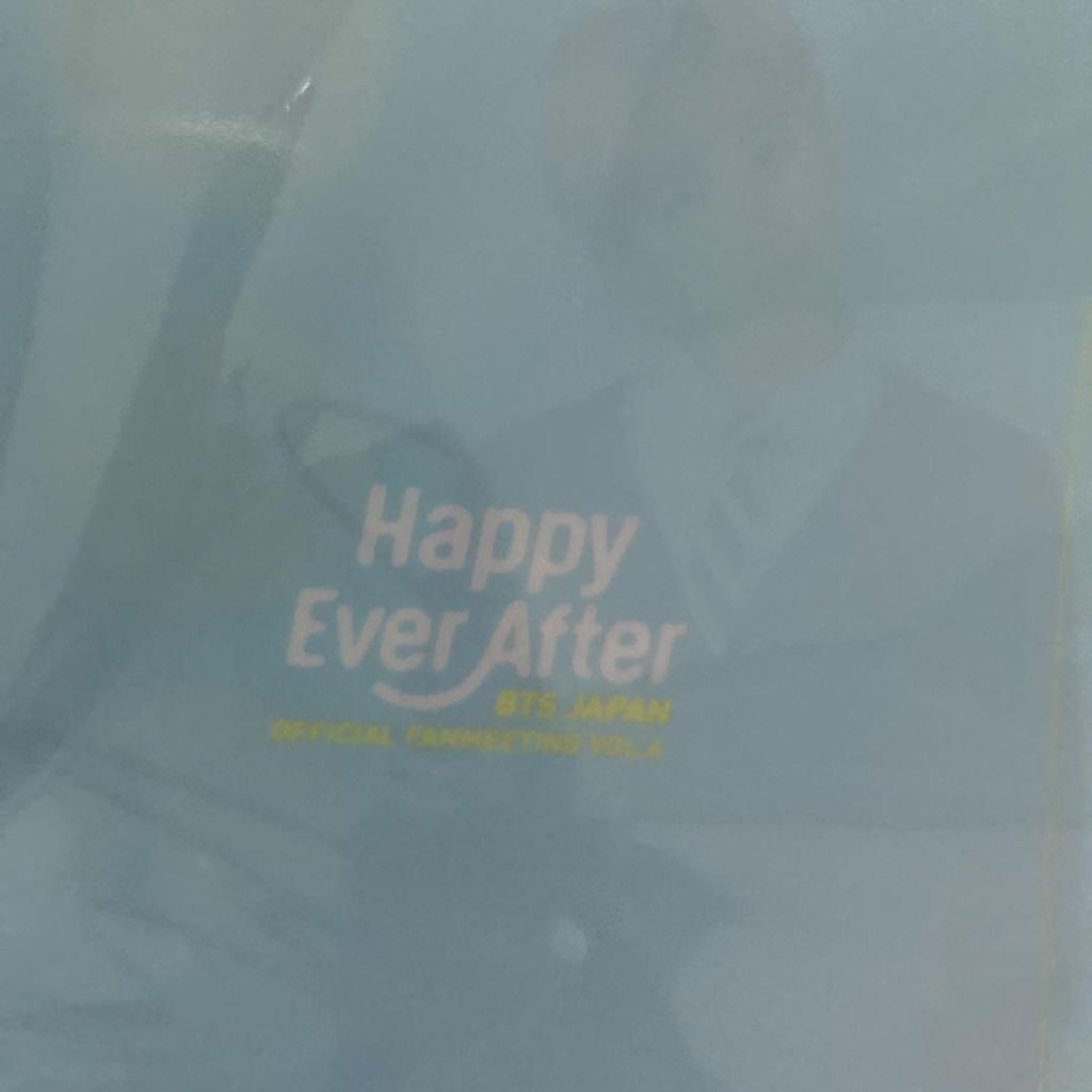 [ИСПОЛЬЗОВАННЫЙ] BTS Happy Ever After с автографом, прозрачный файл