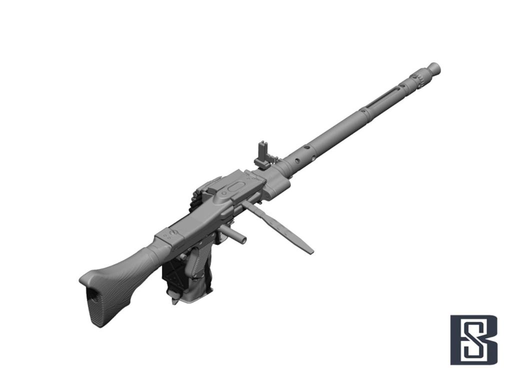 Модель BSK Масштаб Вторая мировая война Немецкий пулемет MG34 2 4 3D-печатный Сборка BSKC35022 1/35 Зенитная установка на транспортное средство, Типы, Детали, Набор,
