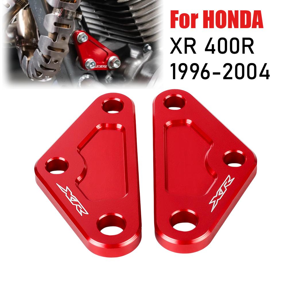 For HONDA XR400R XR 400R 1996-2004 Motorcycle Front Engine Hanger Plate Aluminum Red Frame Body Mount Bracket Accessories