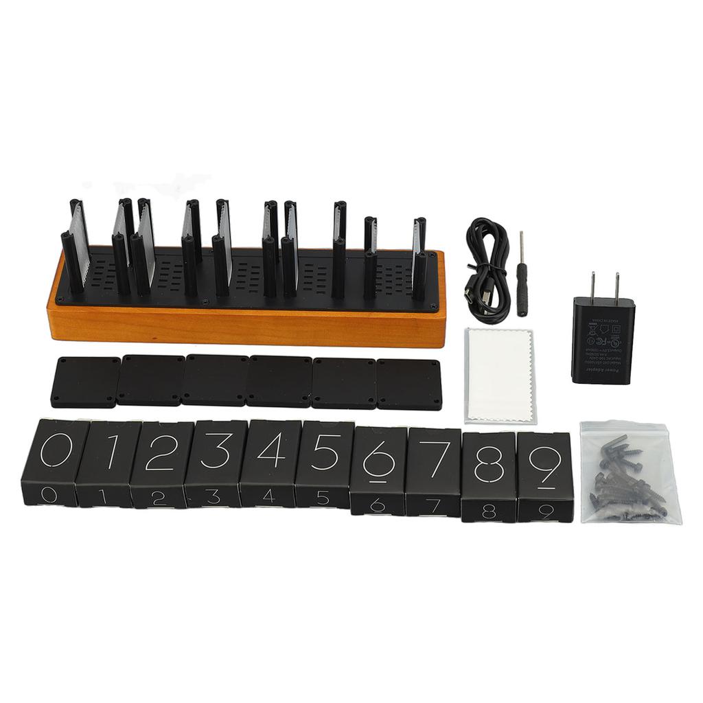 Часы Nixie Tube Clock 12 24-часовой дисплей ретро декоративные RGB свечение светодиодные цифровые настольные часы для офиса