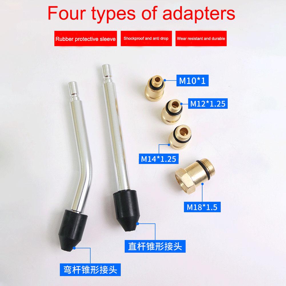 8 шт. Компрессометр для бензинового двигателя с адаптерами M10 M12 M14 M18 Набор для проверки компрессии цилиндров бензинового двигателя
