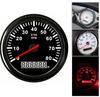 Waterproof 12/24V 85mm LCD Car Marine Tachometer Engine Tacho Gauge 0-8000 RPM