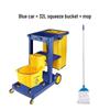 Dequzairen Multi-Functional Janitorial Cleaning Cart