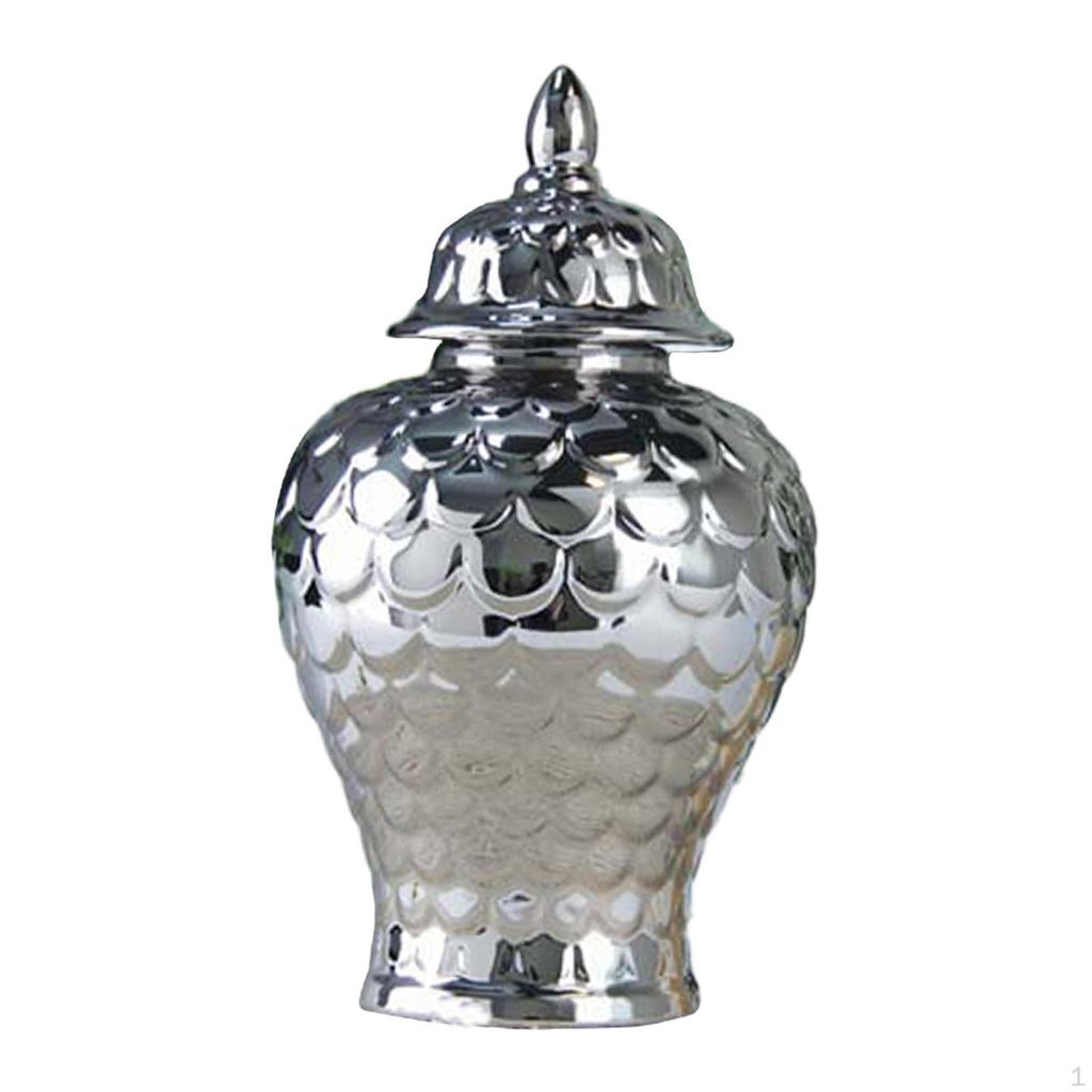 Керамическая банка для имбиря, ваза для цветов, украшение для дома с крышкой, цветочная композиция для свадеб