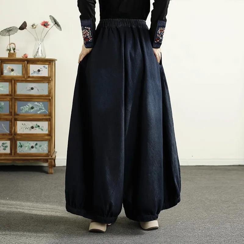 Хлопковые брюки женские летние свободные эластичные повседневные брюки женские вышивка с высокой талией тонкие прямые спортивные штаны большого размера женские