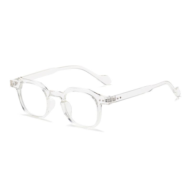  New Retro Small Square Men Glasses Frame Fashion Punk Eyewear Clear Anti-Blu-Ray Women Optical Frame Computer