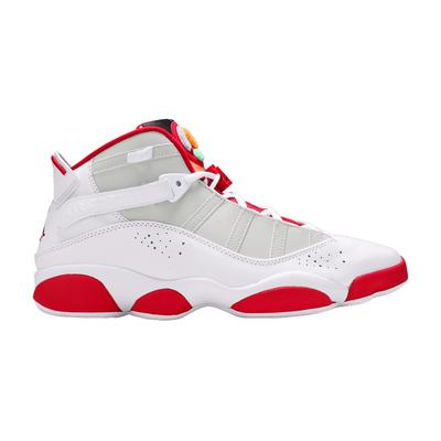 Мужские кроссовки Jordan 6 Rings Hare Белый/Черный-Светло-Серебристый-Насыщенно-Красный