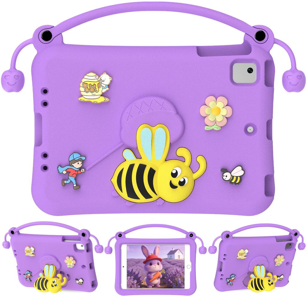 EVA Case For iPad mini (2019) 7.9 inch / mini 4 / mini 3 / Mini 2 / Mini Bee Style Kickstand Tablet Cover with Carry Handle