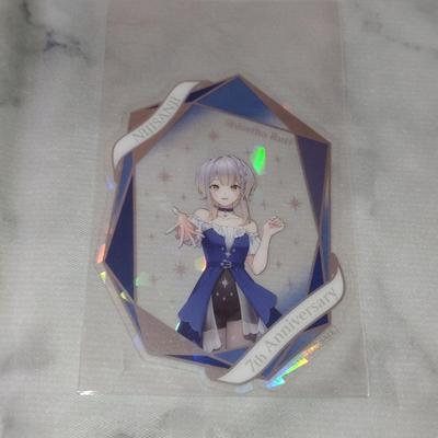 [Б/У] Nijisanji 7-я годовщина Прозрачная карта Сиориха Рури Бонус