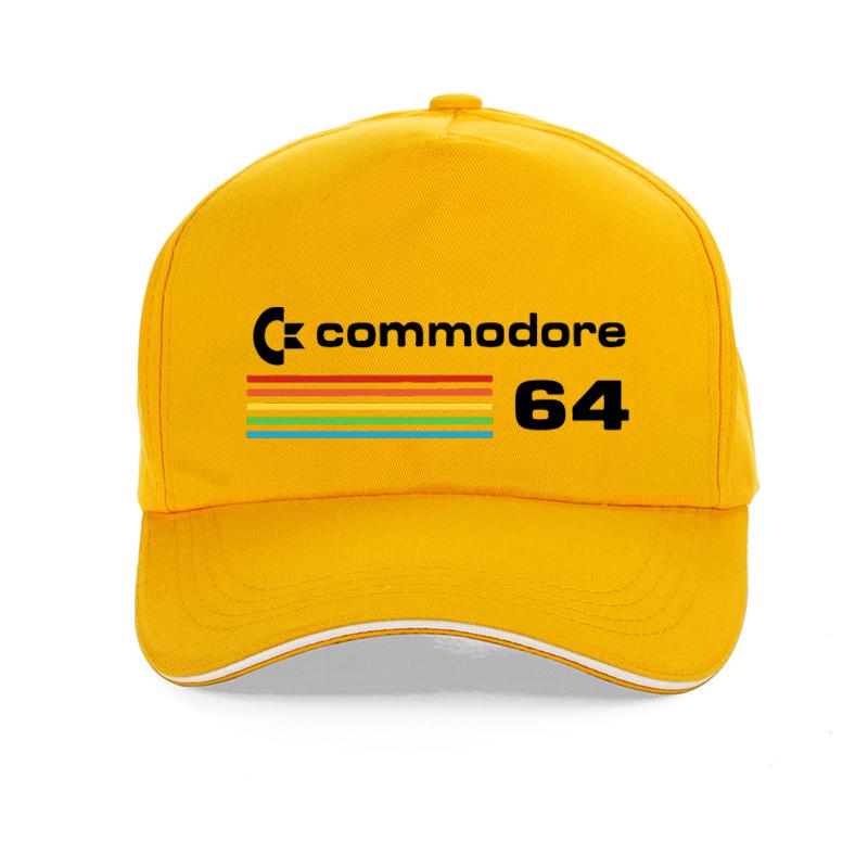 Новая мужская летняя бейсболка Commodore 64 для активного отдыха, дышащая, с принтом бренда, для мужчин и женщин, регулируемая, Snapback, Gorras