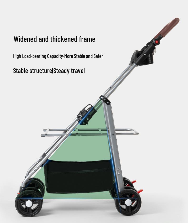 Compact Foldable Pet Stroller for Dogs and Cats