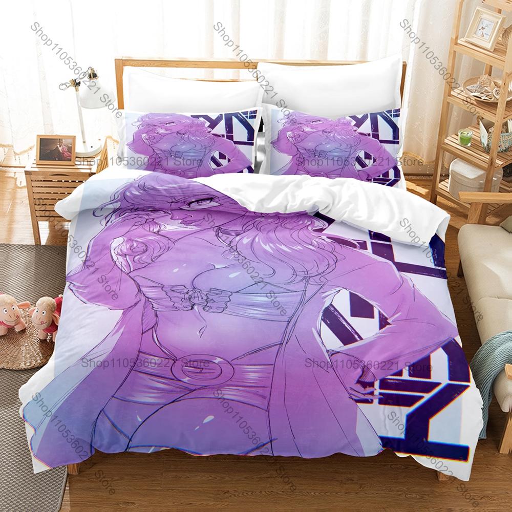 Cool Personality Akudama Drive Bedding Set New 3D Printed Anime Duvet Cover Set Soft Comfortable Bed Cover Home Decor