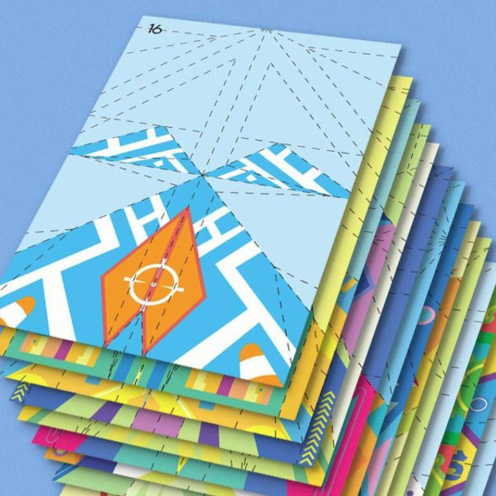 Набор для оригами «Самолёт для изучения искусства» из бумаги. Универсальная игрушка-самолет из бумаги. Взаимодействие родителей и детей.