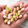 Handicrafts Sewing Products Resin Ice Cream Cone Pendant Mini Mixed 3D DIY Jewelry Craft Accessories