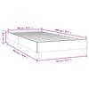 Bed Frame White 80 x 200 cm Faux Leather