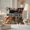 WildChild-S Movie Cushion Cover Pattern Printed Pillowcase For Living Room Sofa Cushion Cover & Bedroom Decor