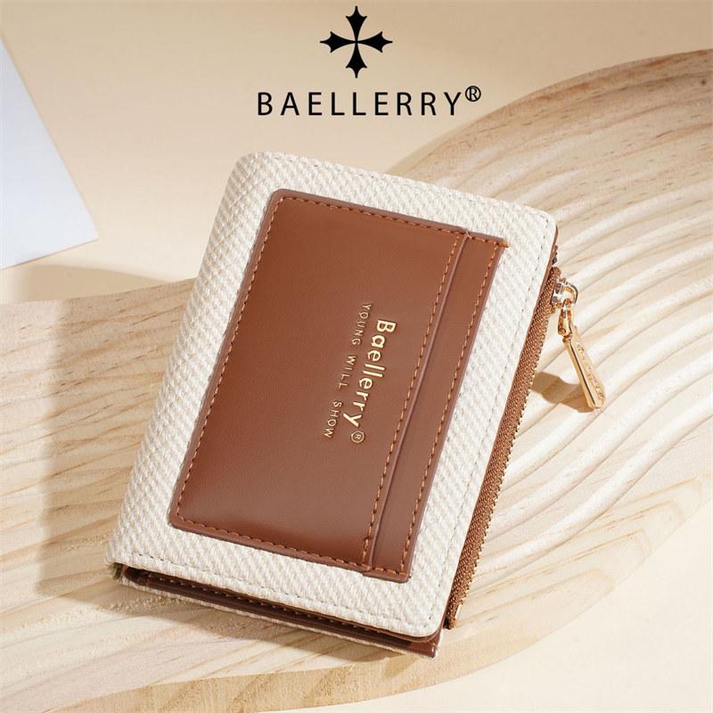 Baellerry Женские модные короткие кошельки из искусственной кожи, складной кошелек, повседневный держатель для карт, кошелек для наличных, монетница