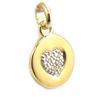 [L1175] - Gold Plated Pendant 'Love'