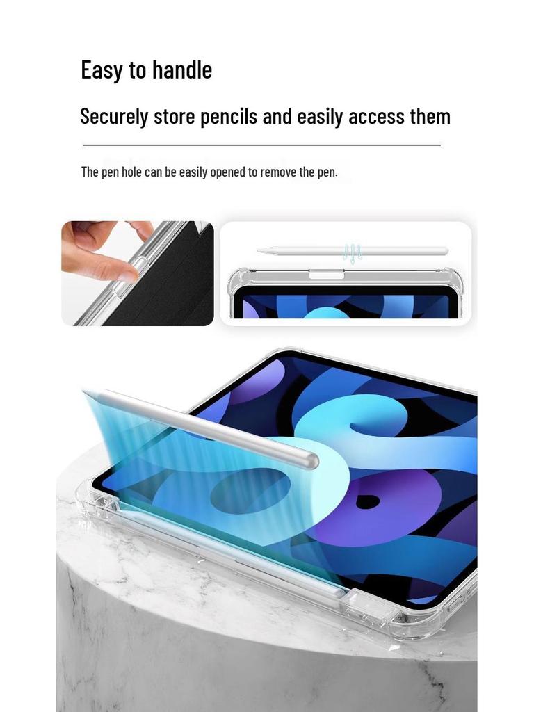 Прозрачный чехол для Xiaomi Pad 6 11 дюймов со слотом для стилуса, совместимый с 6SPro 12.4 и Mi 5Pro