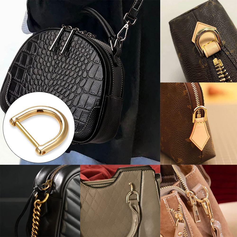 Detachable Shoulder Webbing Buckle Leather Craft Open Screw Screw D Buckle D Ring Buckle Clasp