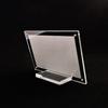 Acrylic Table Card Sign  Display Stand Picture 1pc Photo Frame W/ Base