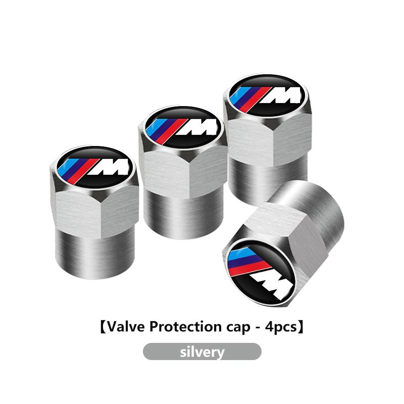 For BMW 4PCS Aluminum Car Wheel Tire Valve Cap Cover Auto Accessories X1 X2 X3 X4 X5 X6 X7 G20 G30 6GT E46 E90 E60 F10 E39 RXDMV1