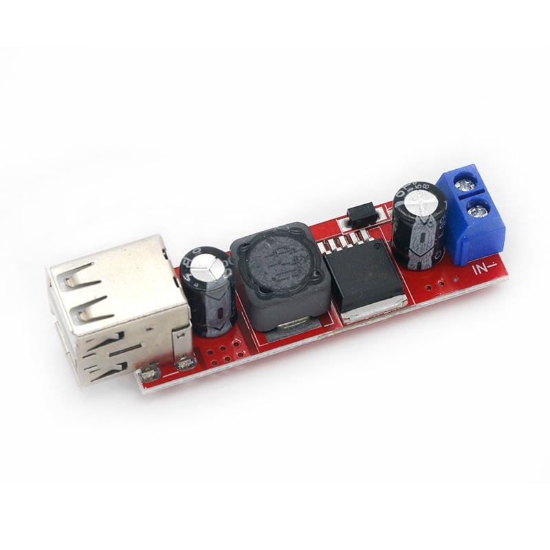 DC 6V-40V до 5V 3A двойной USB зарядка DC-DC понижающий преобразователь модуль для автомобильного зарядного устройства LM2596 Dual USB