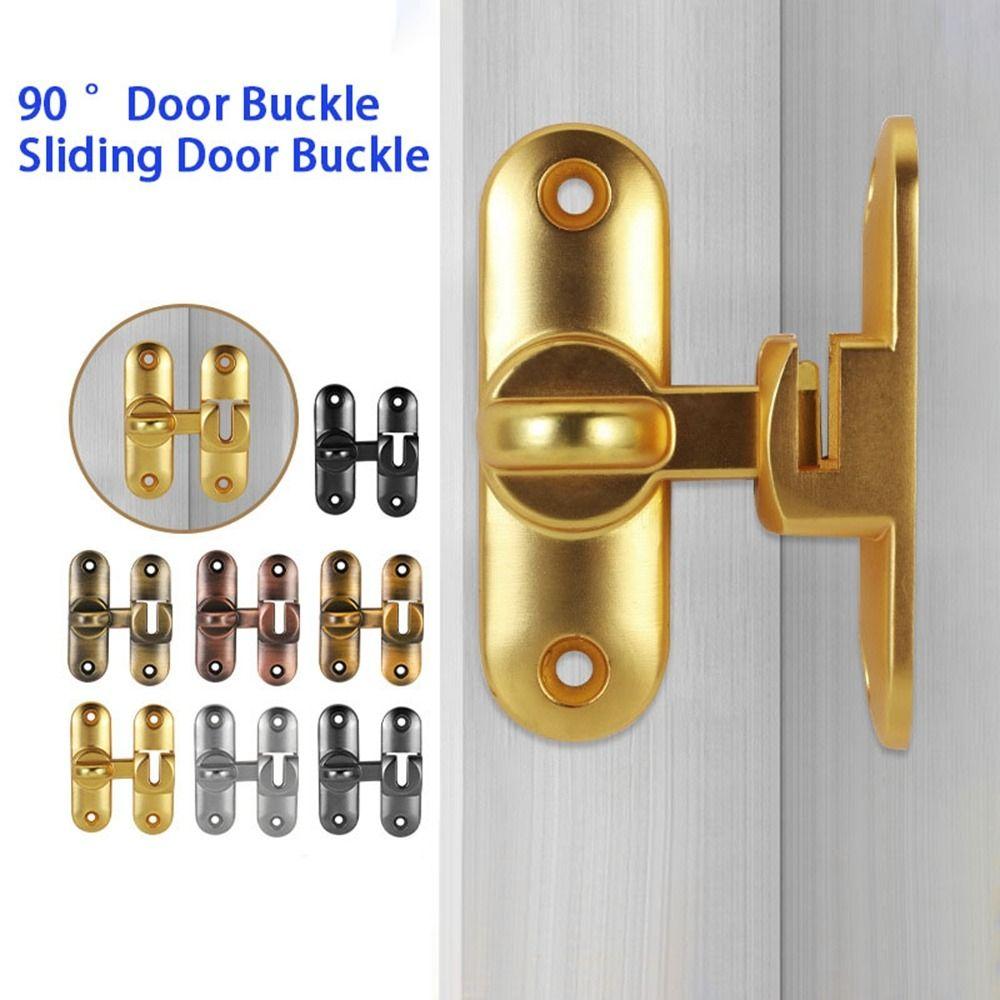 Zinc Alloy Sliding Door Latch 90°/180° Door Bolt New Door Buckle Door