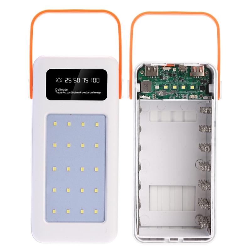 (Не включает батарею) Сделай сам 35-слотовый бокс для хранения батареек Корпус 35-секционный Плоская головка 18650 Батарейки Зарядное устройство Корпуса