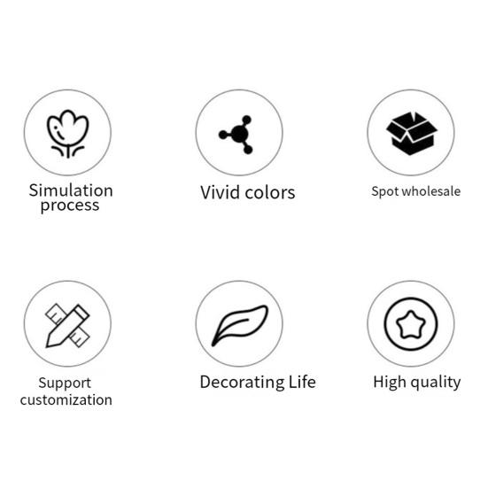 Pipe Cleaner Flower Handmade Craft Soft Furry Hand-Twisted Texture Fake Flower Home Decor Photo