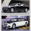 1/24 Benz Maybach S680 Alloy Car Diecast Metal Model Sound & Light Toy Car Central Control Ornaments Collect Kids Toys